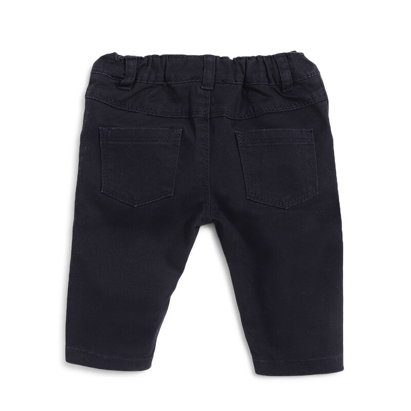 Boys Dark Blue Solid Jeans image number 1